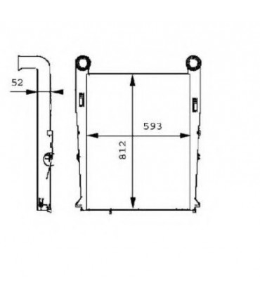 Radiateur moteur pour PEUGEOT 204