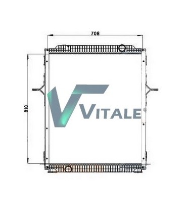 RADIATOR RENAULT RVI SERIE D  7421675473 76551397 VITALE RVI675473