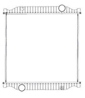  Radiateur moteur SCANIA Série P 95-04 