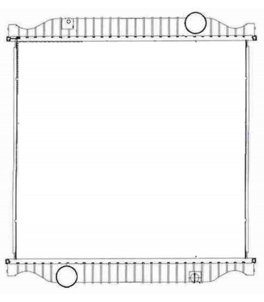 Radiateur moteur pour PEUGEOT 204