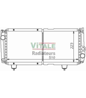 Radiateur moteur pour PEUGEOT 204