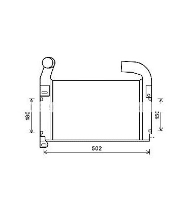  INTERCOOLER FENDT VARIO 312 H340.200.190.100 H340200190100 FT340200