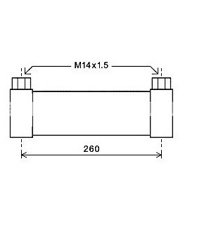 Radiateur moteur Tracteur Renault Agri: R 551 /556 / R 651 / 652 / 681