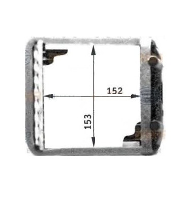 RADIATORE RISCALDATORE PER NISSAN ATLEON PATROL VANETTE 27140G9701 27140Y9501 9101262