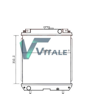  Radiateur moteur SCANIA Série P 95-04 