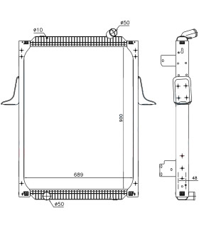  Radiateur moteur Citroën HY 