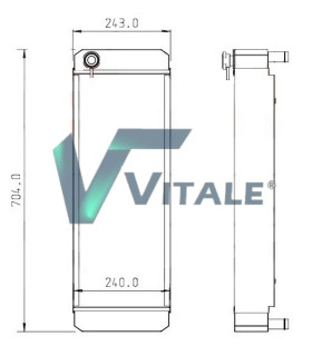 RADIATEUR EAU BOBCAT 463 553F