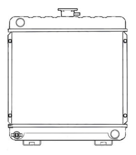 RADIATOR EAU KUBOTA D722