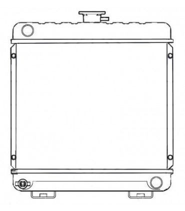 RADIATOR EAU KUBOTA D722