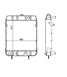  Radiateur moteur IVECO Daily 99-03 