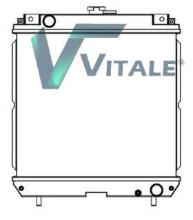  Radiateur eau pour SCANIA Série P 95-04 