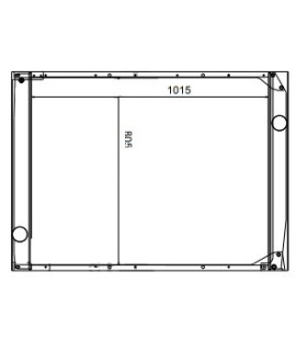  Radiateur moteur Citroën HY 