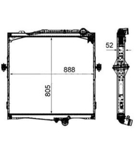 RADIATEUR EAU RENAULT RVI 7422062510