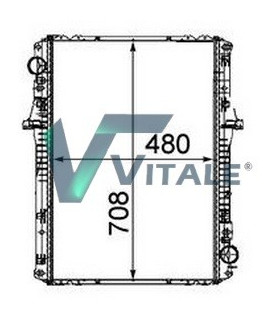 RADIATEUR EAU NISSAN ATLEON 140-75 21400LA400 	21400-LA400