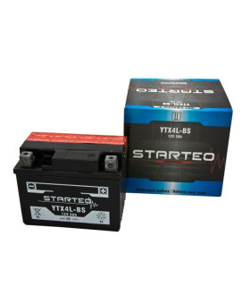 BATTERIE MOTO STARTEO ST-YTX4L-BS SANS ENTRETIEN 12V 3AH
