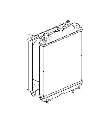 RADIATEUR EAU VOLVO ECR28