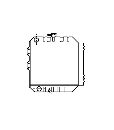 RADIATEUR EAU TOYOTA STARLET KP60