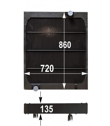  Radiateur eau pour SCANIA Série P 95-04 