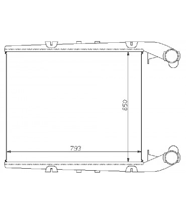  Radiateur moteur Citroën HY 