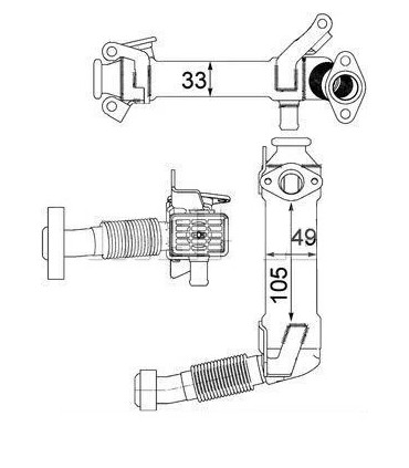  Radiateur moteur SCANIA Série P 95-04 