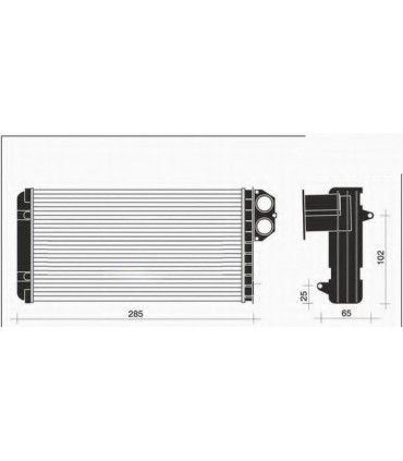  Radiateur moteur Citroën HY 