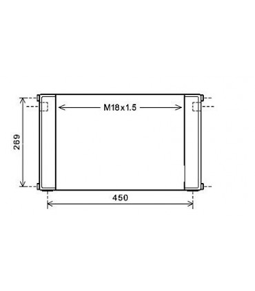 OIL COOLER SUITABLE FOR  DEUTZ  0.015.6911.2/10  156911210