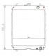 RADIATOR SUITABLE FOR  YANMAR VIO 35-3