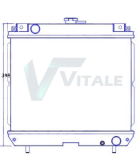 RADIATEUR EAU CASE CX16 CX16
