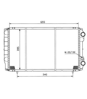 RADIATEUR EAU RENAULT TRAFIC