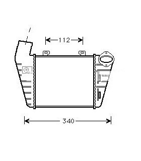 INTERCOOLER SUITABLE FOR GOLF 1H0145805 1H0145805A 1H0145805B 467795320