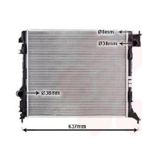 RADIATOR SUITABLE FOR  RENAULT NISSAN NISSAN QASHQAI II 2140000Q3LC