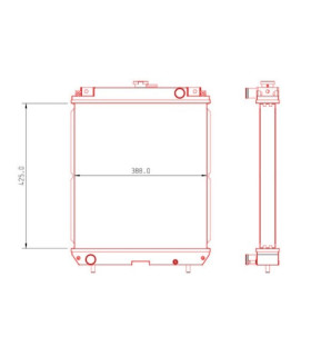 RADIATEUR EAU DAIHATSU-INDUSTRIAL DM950DTH
