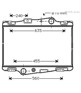 RADIATEUR EAU VOLVO VOLVO TRUCKS F10 F12 VO730601 0475701 1664500 5003345