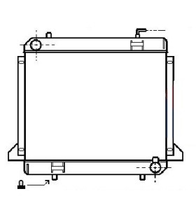 RADIATEUR EAU MERCEDES LP 709 809 3145005302 A3145005302