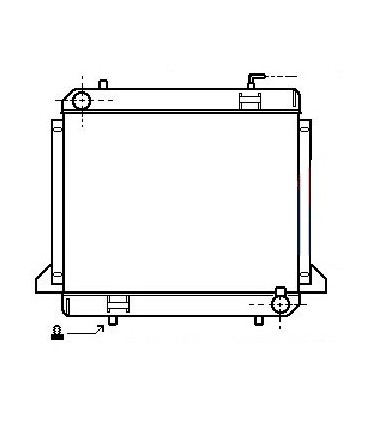 RADIATOR SUITABLE FOR MERCEDES LP 709 809 3145005302 A3145005302