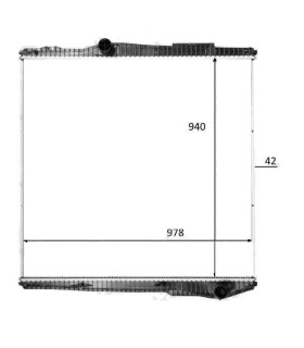 RADIATORI PER SCANIA G R 490 1851542 2027572