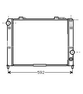 RADIATOR SUITABLE FOR ALFA ROMEO 60585281 71735376