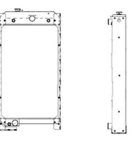 RADIATOR SUITABLE FOR PERKINS MN4221348100 24850087