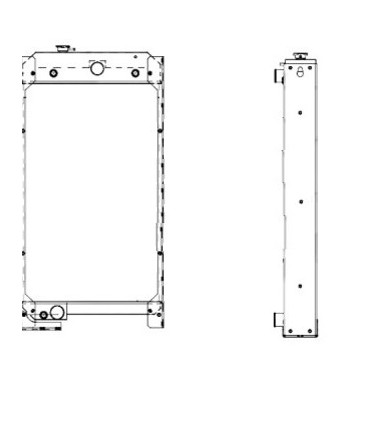 RADIATOR SUITABLE FOR PERKINS MN4221348100 24850087