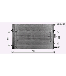  Radiateur moteur RENAULT R10