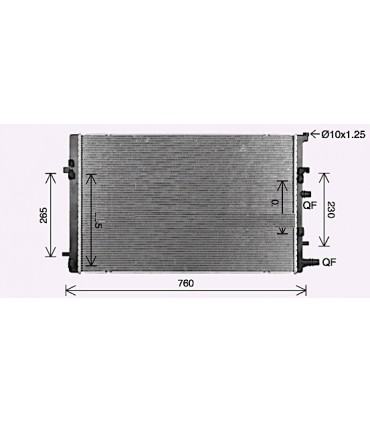  Radiateur moteur RENAULT R10