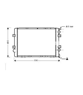  Radiateur moteur RENAULT R10