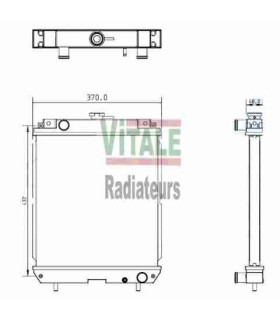  Radiateur moteur SCANIA Série P 95-04 