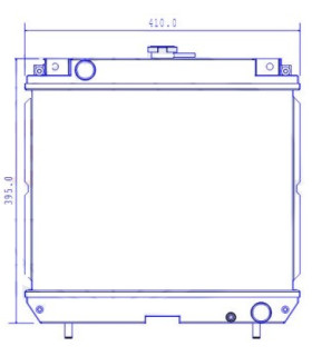  Radiateur moteur SCANIA Série P 95-04 
