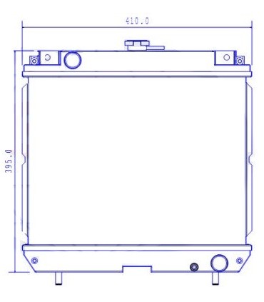  Radiateur moteur SCANIA Série P 95-04 