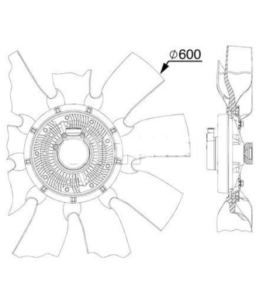 VISCOCOUPLEUR MASSEY FERGUSON 4353861M92