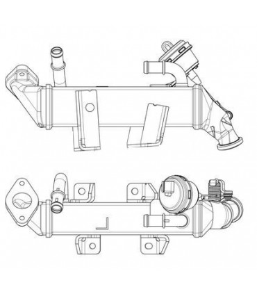 Radiatore EGR Renault 8200910446