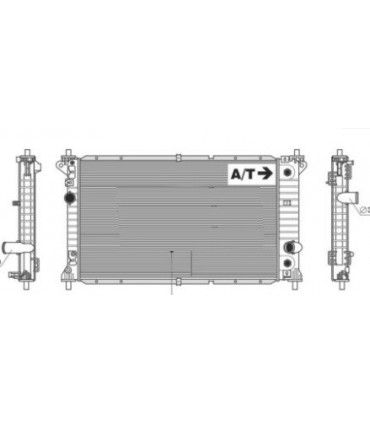 RADIATEUR EAU SSANGYONG 2131034121