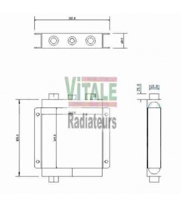  Radiateur moteur SCANIA Série P 95-04 
