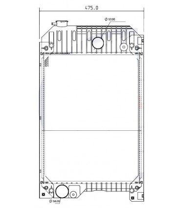 RADIATEUR CATERPILLAR SANDVIK  MN422310-7981   MN4223107981
